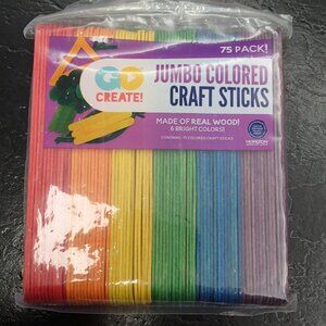 Jumbo Colored Craft Sticks